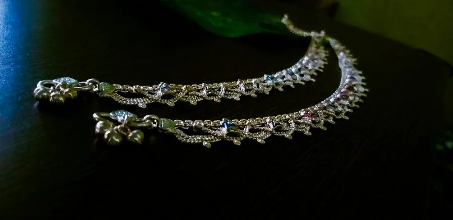 Classic Silver Payal